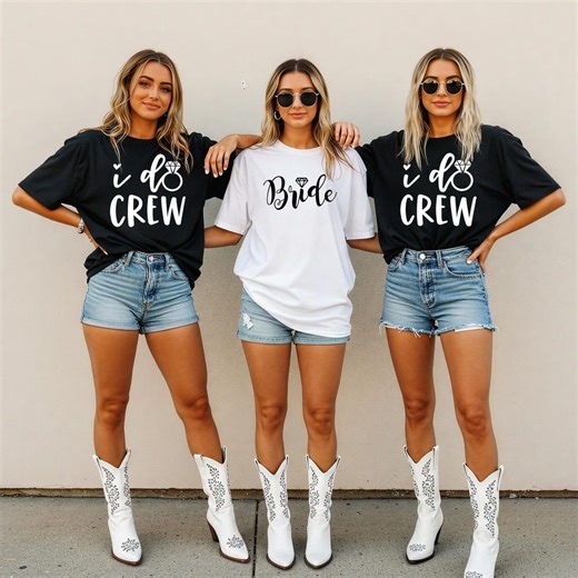 Comfort Colors® Team Bride Shirts - I Do Crew Shirt - Bachelorette Party Gift - Wife of the Party Shirt - Funny Bridal Shower Tee - Etsy