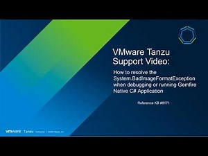 KB 8171 How to Resolve the System badimageformatexception When Debugging or Running Gemfire Native c