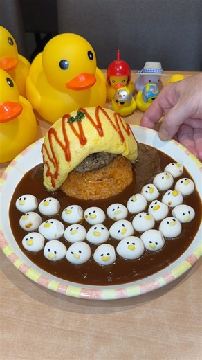 Fluffy and Creamy Luxury Hamburg Steak Omu-rice! #NagoyaGourmet #Japanesefood