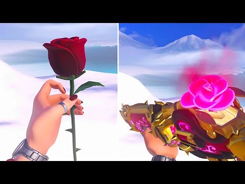 NEW Ashe Lead Rose Mythic Weapon Skin Showcase | Overwatch 2