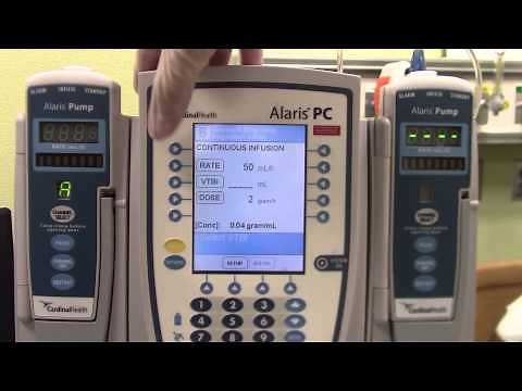 Magnesium Infusion Alaris Pump 6 11 14