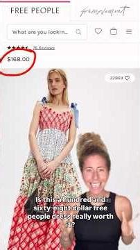 Designer vs Dupes: Is this $168 Free People Dress Worth it? #fashion