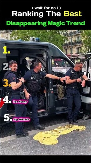 Ranking The Best Disappearing Magic Trend#magic #disappearing #trend #shorts #fyp #magictrick #viral