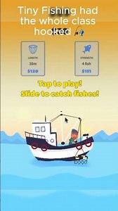Tiny Fishing — The Game That Had the Whole Class Hooked 🎣 #shorts