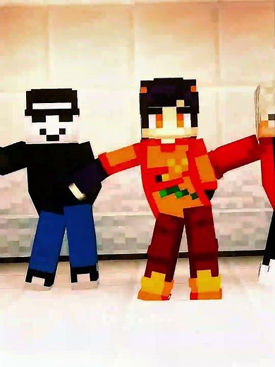 Minecraft Youtubers Dance! 💖🥰 #shorts #minecraft