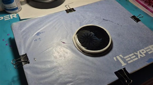 Celestial Reveal #blackmoldresinart #resin demolding #sun #moon