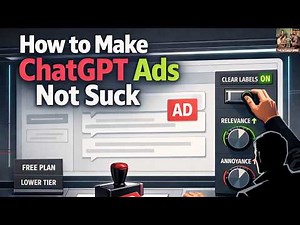 How to Make ChatGPT Ads Not Suck