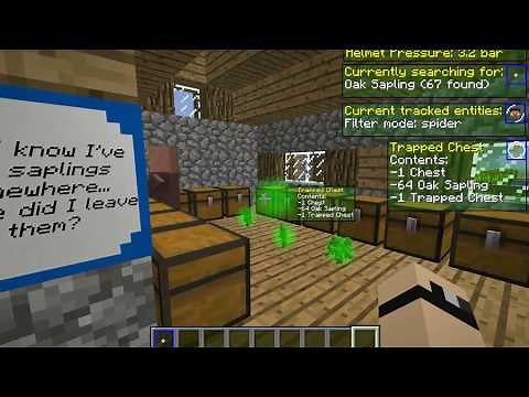 PneumaticCraft: Pneumatic Helmet Item Search
