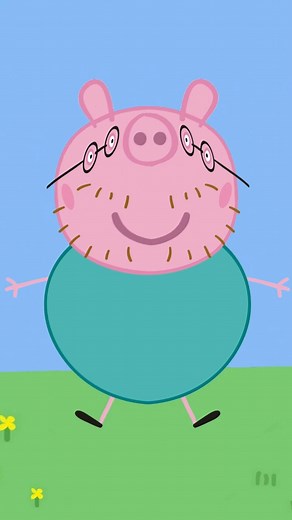 Front view of Peppa Pig Family #Real #viralreels #peppa #virals #peppapig | Pappa Chanel007