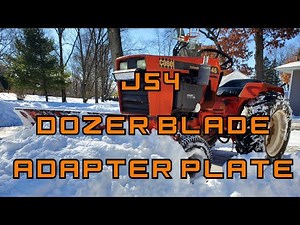 CASE J54 Dozer Blade - Adapter Plate