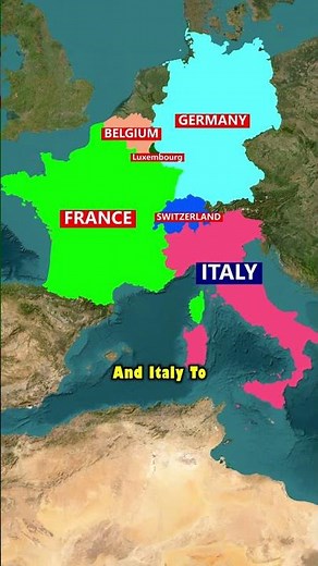 France Through Map Animation