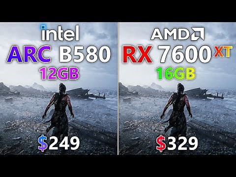 Intel ARC B580 vs RX 7600 XT - Test in 19 Games (1440P)