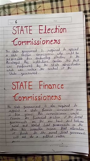 Class 11 Political Science Chapter 8 Local Government Ke Notes Project work