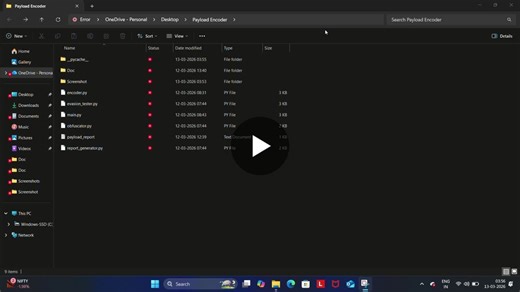 Custom Payload Encoder Obfuscation Framework in Python | Yug Kapuriya posted on the topic | LinkedIn
