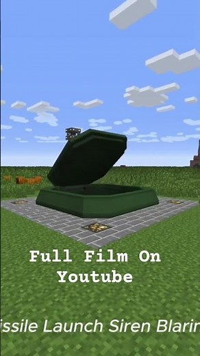 HBM's Nuclear Tech Mod | Nuclear Missile Test In Minecraft #nuclearmissile #nuclearminecraft