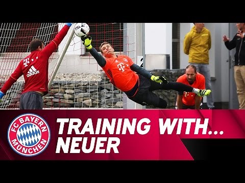 Training with Manuel Neuer | FC Bayern