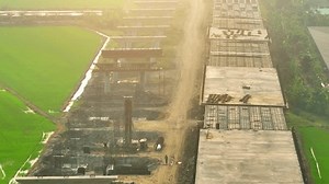 Motorway Construction Site Location Where Workers Stock Footage Video (100% Royalty-free) 1103087449 | Shutterstock