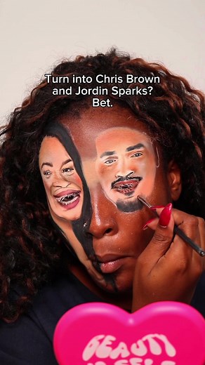 Creative Makeup Inspired by Jordin Sparks and Chris Brown