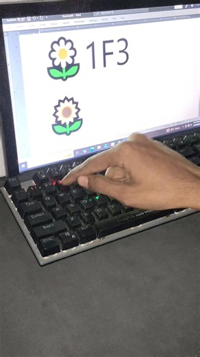 Flower Symbol Tricks #computer #symbol flower | NECI Computer Institute