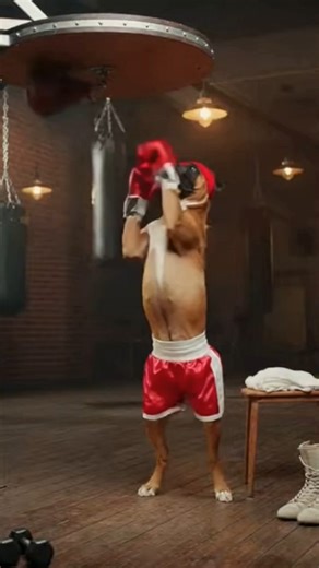 Boxer Dog vs Speed Bag 😂🥊