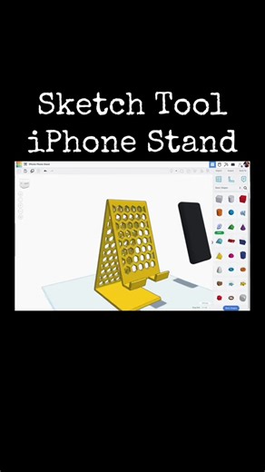 TinkerCAD Tips: Create an iPhone Stand Easily