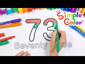 Learn more about the number 73 | Teach your child the concept of counting from 1 to 73 - Lesson 1419