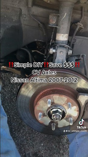 Front CV AXLES 2007-2012 Nissan Altima