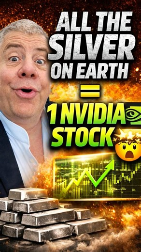 ALL the Silver on Earth = ONE Nvidia Stock 🤯