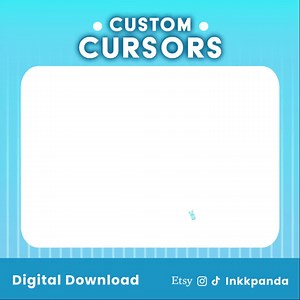 Marshmallow Bunny Cursors CUR & PNG Files Custom Cursors Pointers Downloadable Digital Files - Etsy