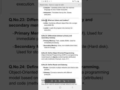 Class 9th Computer science||Federal SLO-base short question||New book