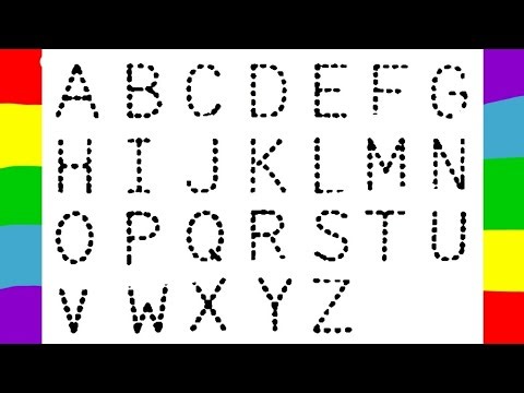 A to Z tracing and colouring| Alphabet tracing| A to Z tracing| ABCD tracing for kids