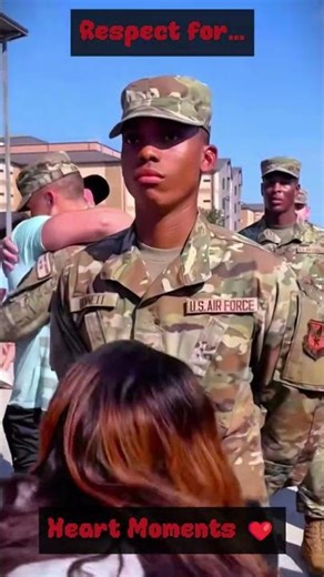 Soldier Homecoming — The Hug That Says Everything ❤️ #military #emotionalstory