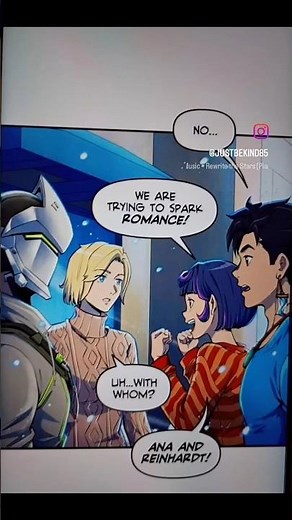 Genji x Mercy (Gency) helping Wuyang x Juno (Milkywave) spark romance #overwatch