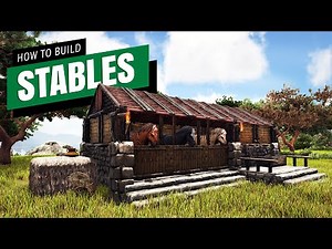 How To Build A Small Stables - Ark Survival Evolved