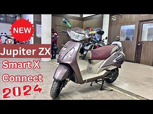 2024 Tvs Jupiter Zx 110 Smart X Connect On Road Price & New Features Detail Review ! Tvs Jupiter 110