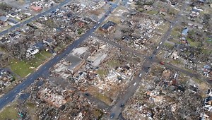 56K views · 2.4K reactions | Heartbreaking New Aerial Drone Video from Mayfield, Kentucky this afternoon after a Large Damaging Tornado overnight devastated this community! LSC/Michael Schulz | Live Storm Chasers | Facebook