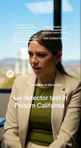 Lie detector test in Folsom California