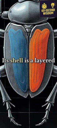 This Beetle Can’t Be Crushed 🪲💥 (Scientists Tried) #Shorts