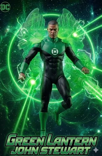 John Stewart Green Lantern action figure concept #johnstewart #blacktiktokcommunity #tiktoktrends #fypシ゚viral #greenlantern 🤯🔥🤯🔥