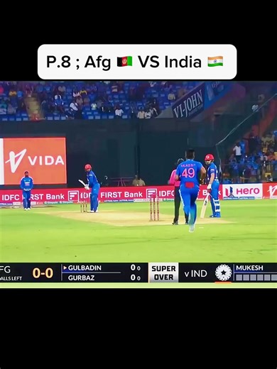 Exciting Super Over Highlights: Afghanistan vs India Cricket Match