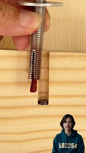 2.8K views | The secret to a self-anchoring bolt in wood is to drive a lag screw or a threaded rod with cut grooves and epoxy into a pre-drilled hole. #SelfAnchoringBolt #LagScrew #ThreadedRodFix #StrongWoodAnchor | Ab2254 | Facebook