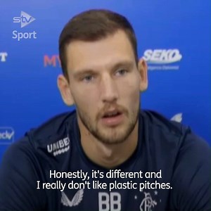 Borna Barisic has been talking about artificial pitches ahead of Rangers' trip to Livingston: https://bit.ly/3aBkJUZ | STV News