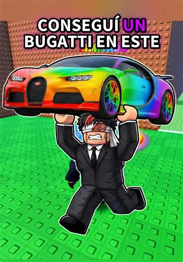 Conseguí un Bugatti en Roblox: ¡Mira cómo!
