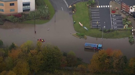 South Yorkshire hit by severe flooding after a month's worth of rain fell in one day.