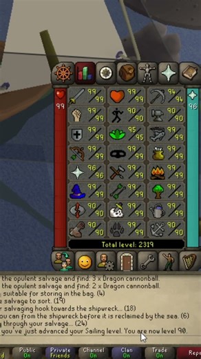 Base 90s on my OSRS Ironman! #osrs #gaming #runescape