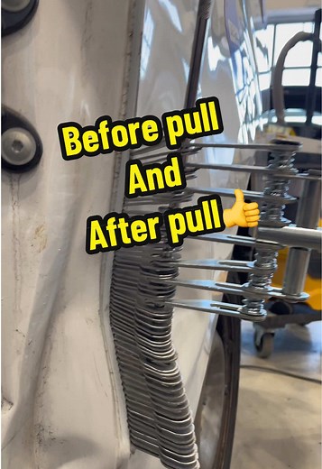Autobody Repair Process: Before and After Pull