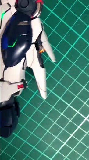 Insert wire and test LEDs. MG NU GUNDAM