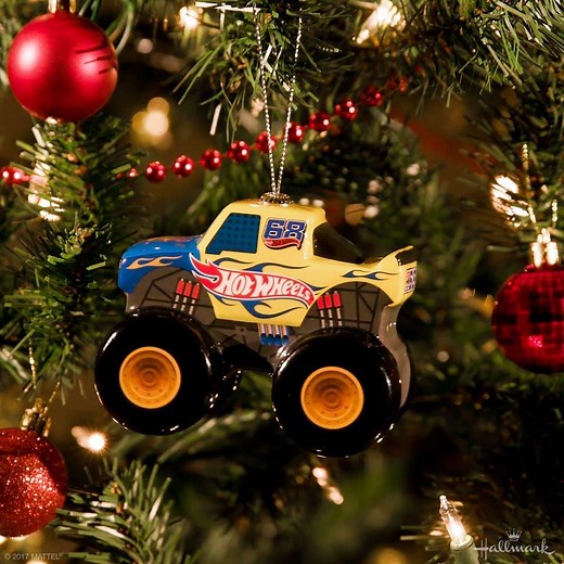22K views · 1.2K reactions | Revving around the Christmas tree!  The new Hot Wheels Hallmark ornament available at your local Walmart! | Hot Wheels | Facebook