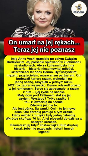 Byli nierozłączni przez 40 lat. Kiedy ukochany odszedł na jej rękach, straciła chęć do koncertowania