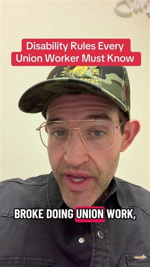 Union disability cases are different—especially when age and work history are involved. What most people don’t realize is how union benefits, pensions, and workers’ comp can affect a Social Security claim. Follow me, because in the next video I’ll explain how these benefits interact—and where people accidentally get it wrong.